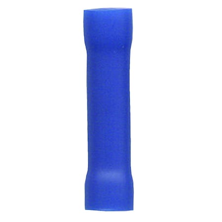 Phillips Terminal, Wire, Butt Connector, Pvc, 16-14Ga, Blue 1-51104